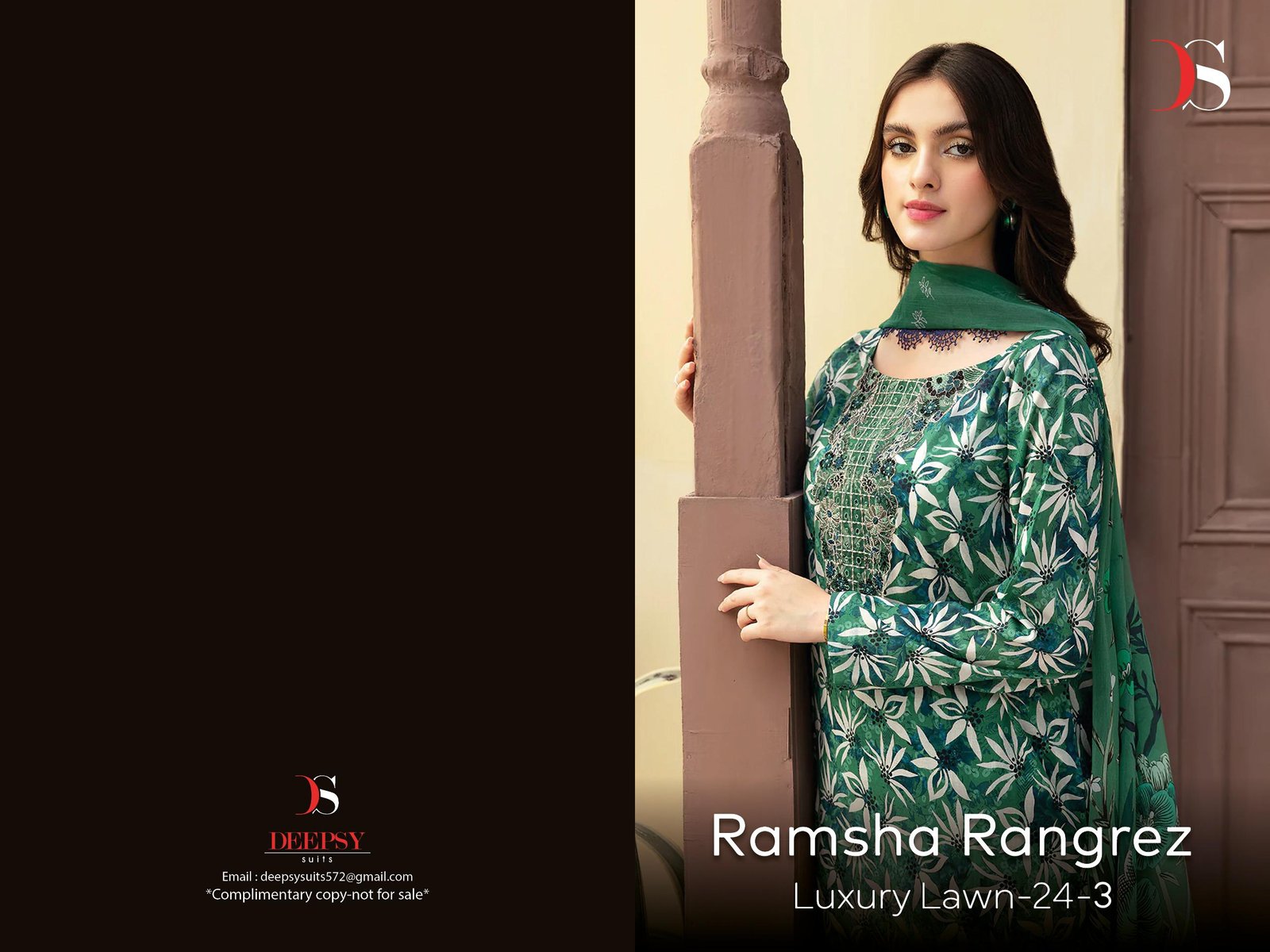 Pakistani Suit Ramsha Rangrez